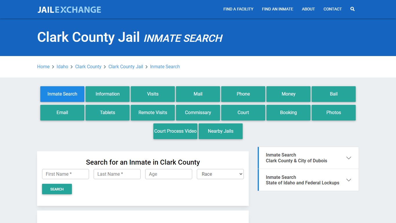 Clark County Jail, ID Inmate Search: Roster & Mugshots