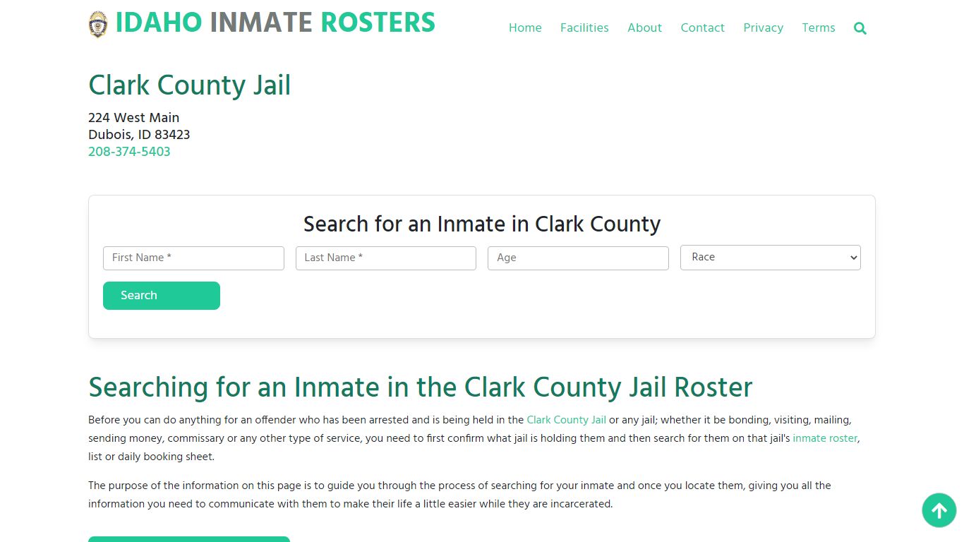 Clark County Jail ID: Inmate Search & Roster